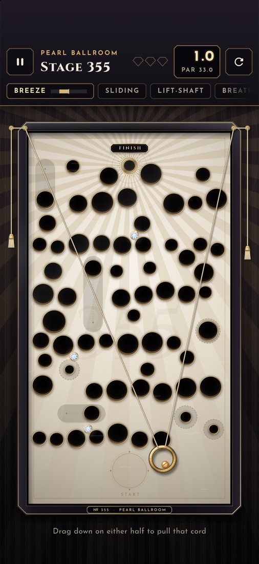 The Pearl Ballroom, crowded with holes